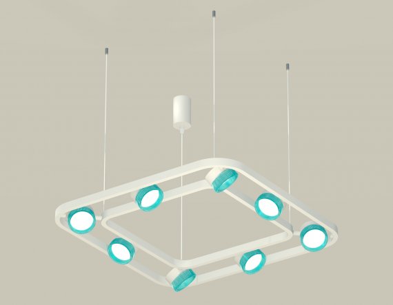 Фотография товара 'Ambrella XB9177201 Комплект подвесного поворотного светильника с композитным хрусталем GX53 (C9177, N8488)'