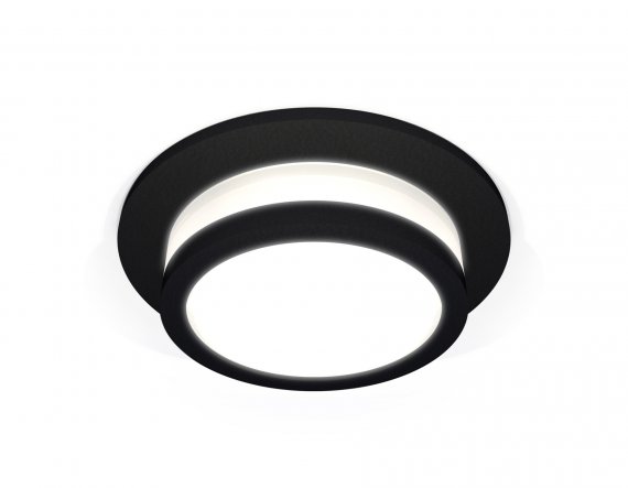 Фотография товара 'Ambrella XC6513060 Комплект встраиваемого светильника с акрилом SBK/FR'