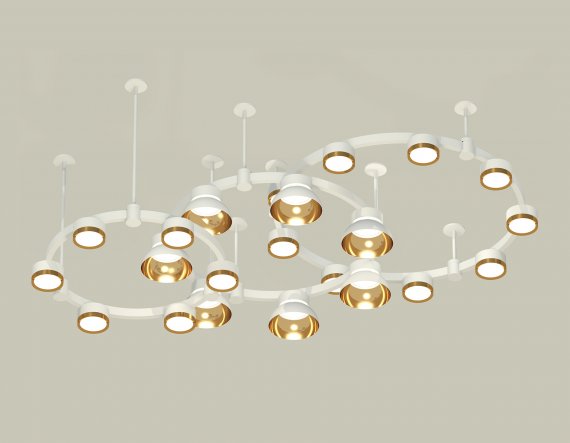 Фотография товара 'Ambrella XR92212001 Комплект подвесного светильника с акрилом GX53 (A9221, A9226, A9232, C9241, C9236, C9231, N8124, N8144)'