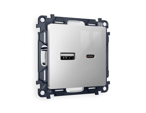 Фотография товара 'Ambrella MA411010 Комплект механизма розетки ALFA'