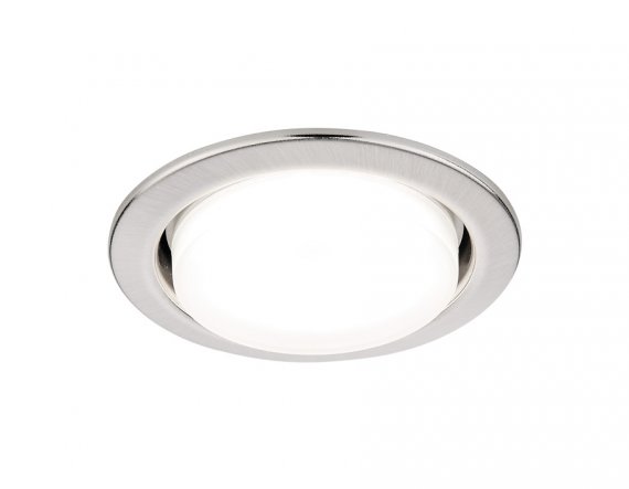 Фотография товара 'Ambrella Встраиваемый точечный светильник сатин серебро GX53'