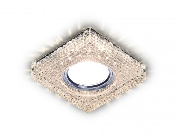 Фотография товара 'Ambrella S272 CL/WW Встраиваемый точечный светильник со светодиодной лентой MR16+3W'