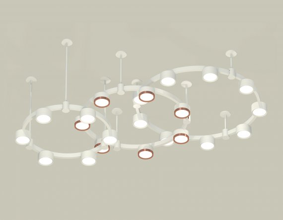 Фотография товара 'Ambrella XR92212200 Комплект подвесного светильника GX53 (A9221, A9226, A9232, C9241, C9236, C9231, N8112, N8126)'
