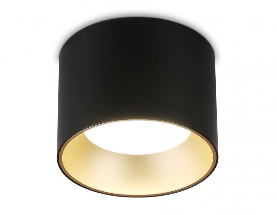 Фотография товара 'Ambrella TN52887 Светильник накладной точечный SBK/SGD черный песок/золото песок'