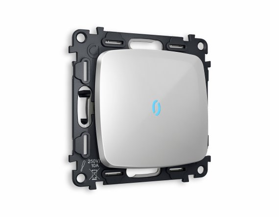 Фотография товара 'Ambrella MO402040 Комплект механизма 1-клавишного проходного выключателя с подсветкой 10000K'