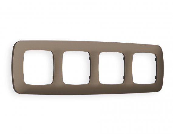 Фотография товара 'Ambrella OF140634 Рамка OMEGA Ecta (Темная бронза матовый) 4-ая'