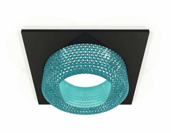 Фотография товара 'Ambrella XC7632023 Комплект встраиваемого светильника SBK/BL'