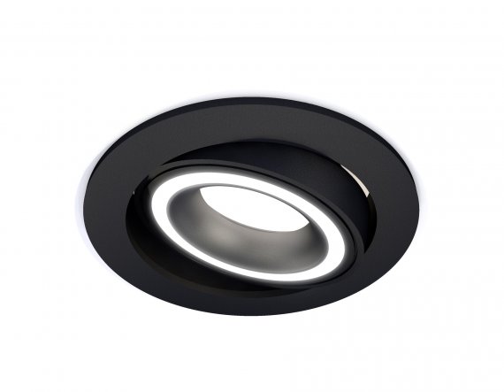 Фотография товара 'Ambrella XC7652080 Комплект встраиваемого поворотного светильника SBK/FR'