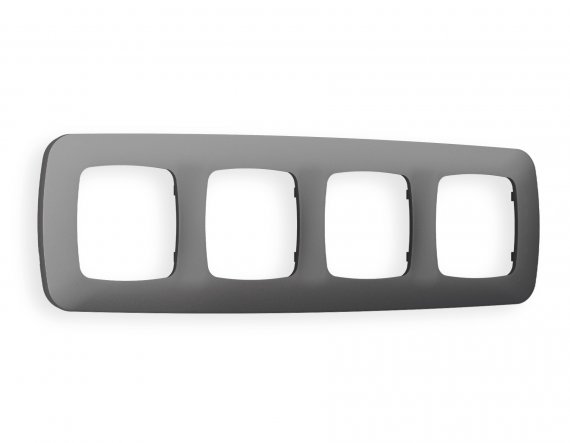 Фотография товара 'Ambrella OF140654 Рамка OMEGA Ecta (Антрацит серый) 4-ая'