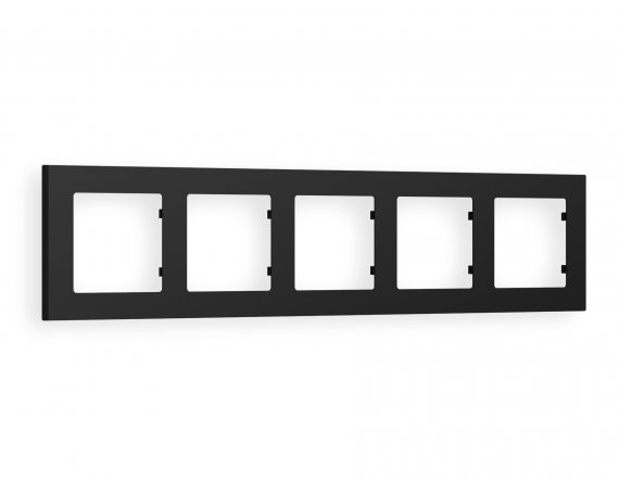 Фотография товара 'Ambrella AF220705 Рамка ALFA Techno (Черный матовый) 5-ая'