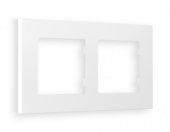 Фотография товара 'Ambrella AF250122 Рамка ALFA Qubi (Белый матовый) 2-ая'