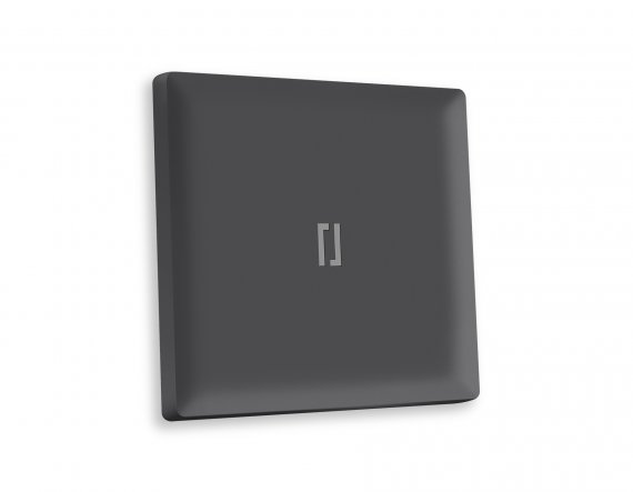 Фотография товара 'Ambrella AP9020 Лицевая панель ALFA (Графит Мягкое касание) для 1-клавишных выключателей'