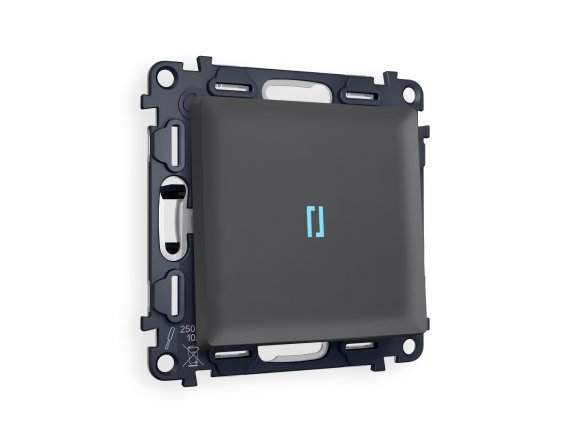 Фотография товара 'Ambrella MA902040 Комплект механизма 1-клавишного проходного выключателя с подсветкой 10000K'