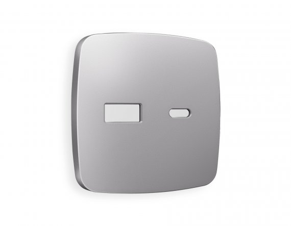 Фотография товара 'Ambrella OP5110 Лицевая панель OMEGA (Сталь матовый) для розетки 2USB'