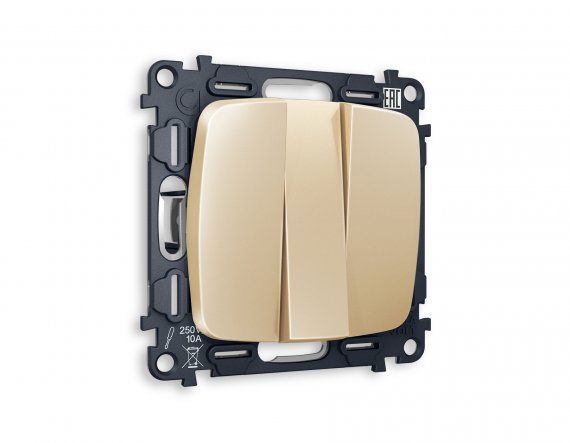 Фотография товара 'Ambrella MO605010 Комплект механизма 3-клавишного выключателя OMEGA'