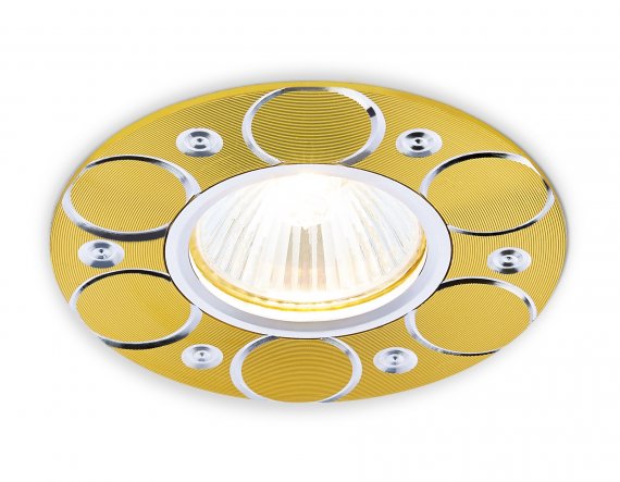 Фотография товара 'Ambrella A808 AL/G Встраиваемый потолочный точечный светильник MR16'