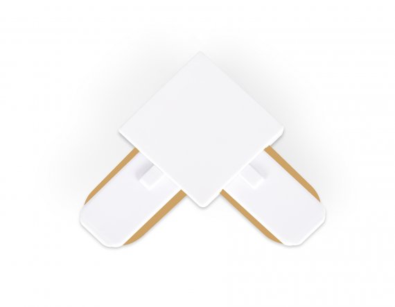 Фотография товара 'Ambrella GL7070 Коннектор угловой однофазный для соединения трековых шинопроводов'