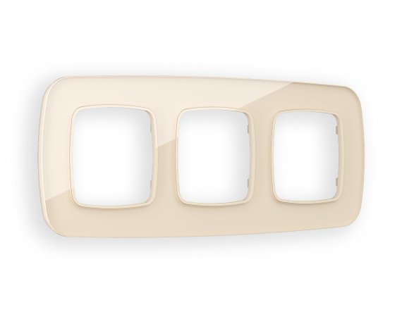 Фотография товара 'Ambrella OF350303 Рамка OMEGA Radian (Бежевый Стекло закаленное натуральное) 3-ая'