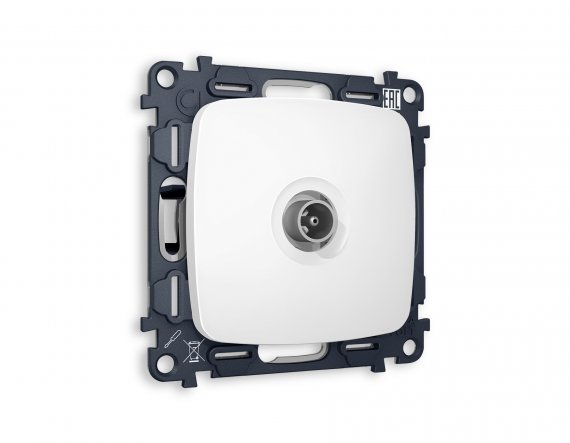 Фотография товара 'Ambrella MO133030 Комплект механизма TV розетки проходной OMEGA'