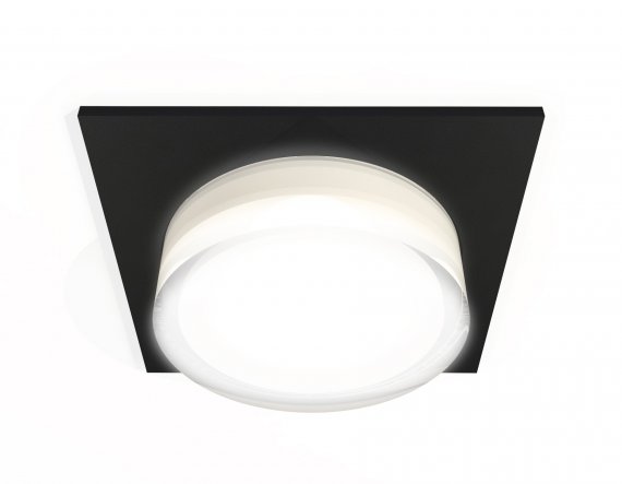 Фотография товара 'Ambrella XC7632043 Комплект встраиваемого светильника c акрилом SBK/FR/CL'