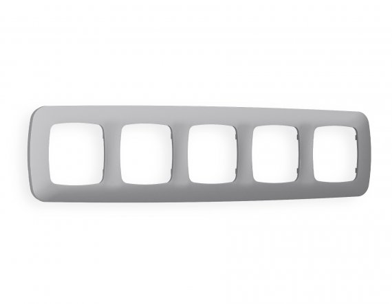 Фотография товара 'Ambrella OF140505 Рамка OMEGA Ecta (Сталь матовый) 5-ая'