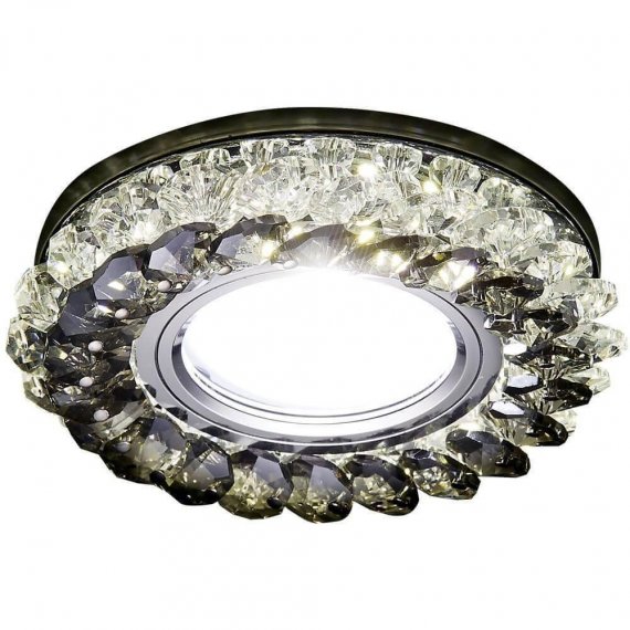 Фотография товара 'Ambrella S701 CL/GD/WH Встраиваемый точечный светильник со светодиодной лентой MR16+3W'