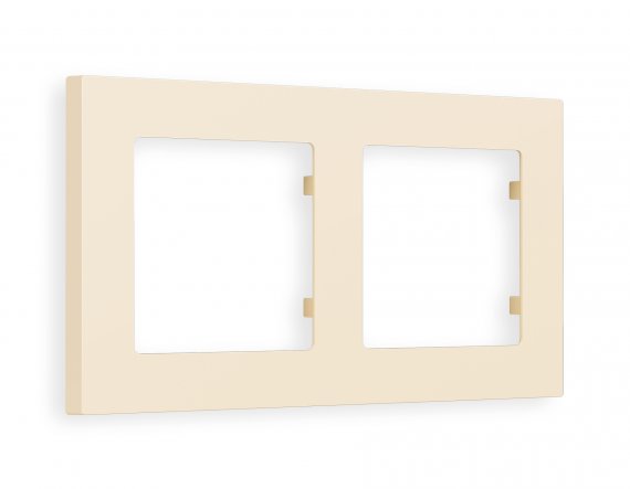 Фотография товара 'Ambrella AF220332 Рамка ALFA Techno (Бежевый матовый) 2-ая'