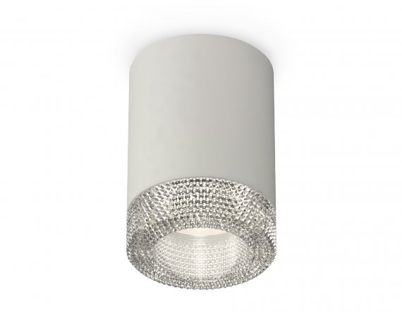 Фотография товара 'Ambrella XS7423001 Комплект накладного светильника с композитным хрусталем SGR/CL'