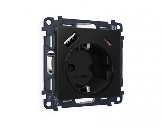 Фотография товара 'Ambrella MA810010 Комплект механизма электрической розетки ALFA'