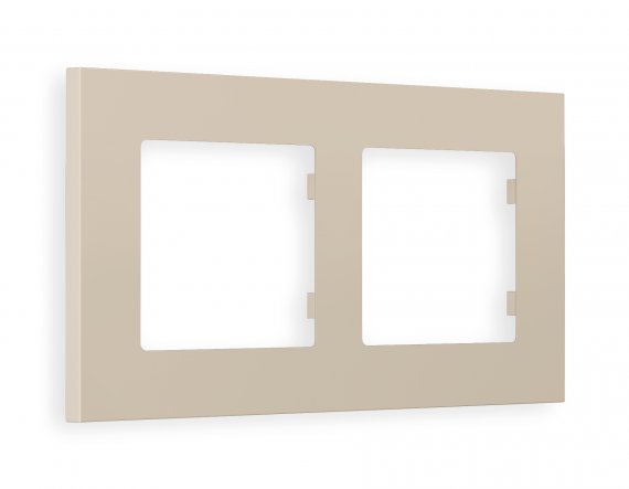Фотография товара 'Ambrella AF250362 Рамка ALFA Qubi (Серо-бежевый матовый) 2-ая'