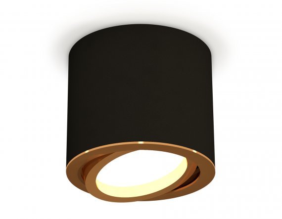 Фотография товара 'Ambrella XS7402003 Комплект накладного поворотного светильника SBK/PYG'