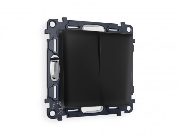 Фотография товара 'Ambrella MA803010 Комплект механизма 2-клавишного выключателя ALFA'