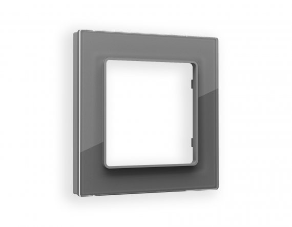 Фотография товара 'Ambrella AF330651 Рамка ALFA Platos (Антрацит серый Стекло органическое) 1-ая'