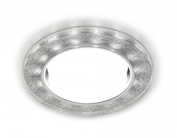 Фотография товара 'Ambrella G248 W/CH Встраиваемый точечный светильник со светодиодной лентой GX53+3W'