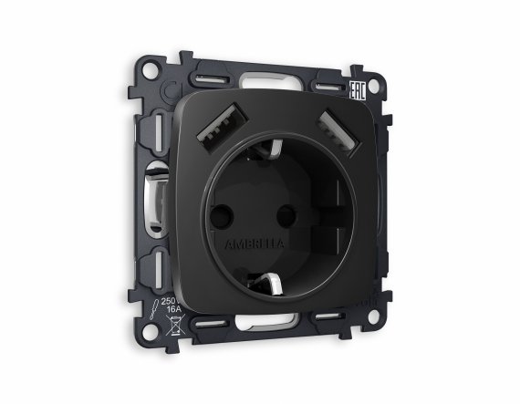 Фотография товара 'Ambrella MO809010 Комплект механизма электрической розетки OMEGA'