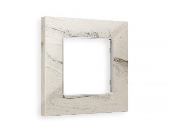 Фотография товара 'Ambrella AF930601 Рамка ALFA Grand (Серо-бежевый мрамор) 1-ая'