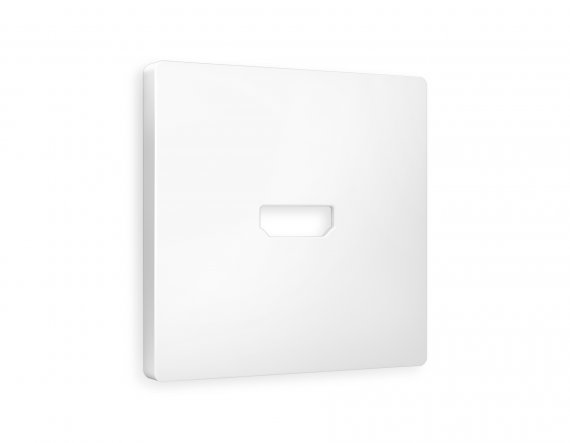 Фотография товара 'Ambrella AP1340 Лицевая панель ALFA (Белый матовый) для HDMI розетки'