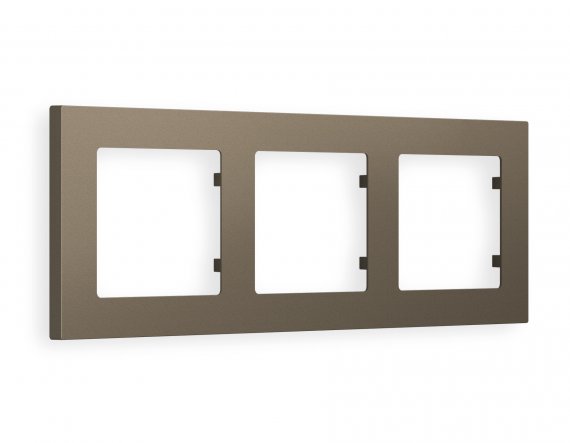 Фотография товара 'Ambrella AF220633 Рамка ALFA Techno (Темная бронза матовый) 3-ая'