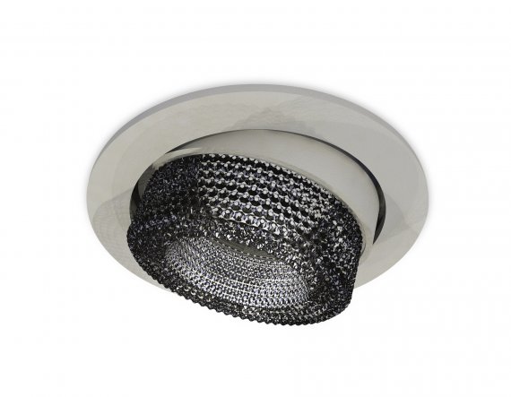 Фотография товара 'Ambrella XC7653061 Комплект встраиваемого поворотного светильника SGR/BK'