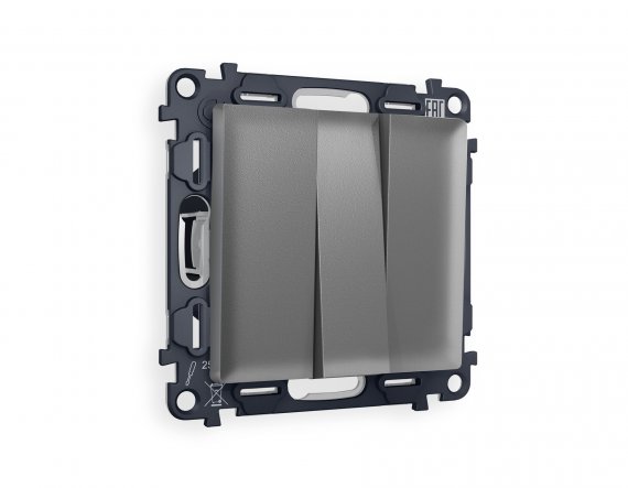 Фотография товара 'Ambrella MA655010 Комплект механизма 3-клавишного выключателя ALFA'