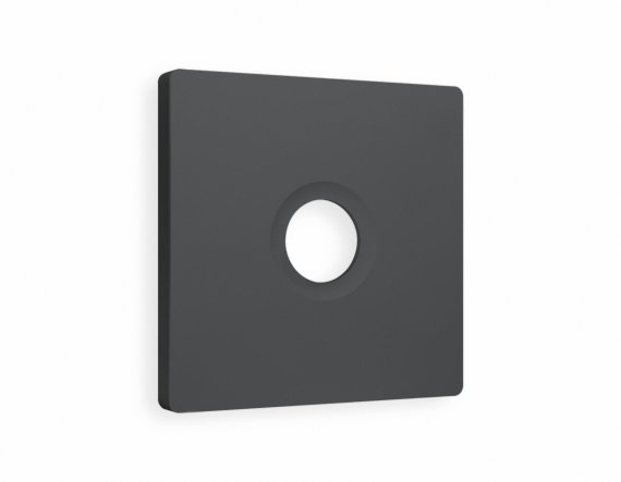 Фотография товара 'Ambrella AP9130 Лицевая панель ALFA (Графит Мягкое касание) для TV розетки'