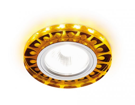 Фотография товара 'Ambrella S219 WH/CH/YL ТОЧЕЧНЫЙ СВЕТИЛЬНИК MR16+3W'