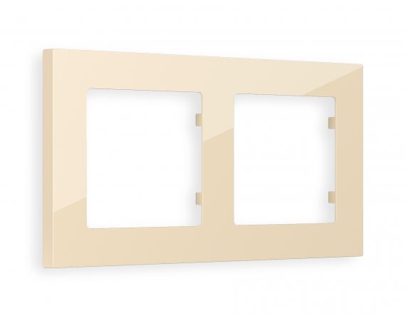 Фотография товара 'Ambrella AF220302 Рамка ALFA Techno (Бежевый глянец) 2-ая'