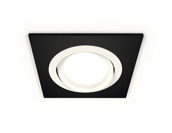 Фотография товара 'Ambrella XC7632080 Комплект встраиваемого поворотного светильника SBK/SWH'