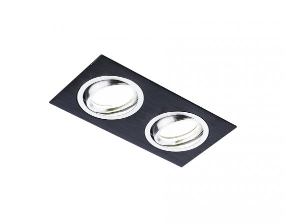 Фотография товара 'Ambrella A601/2 BK Встраиваемый потолочный точечный светильник MR16'