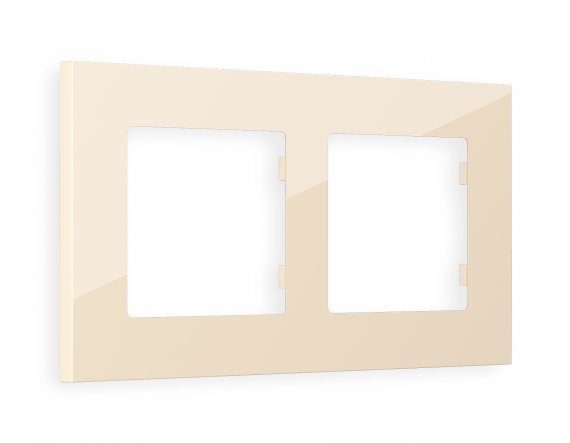 Фотография товара 'Ambrella AF250302 Рамка ALFA Qubi (Бежевый глянец) 2-ая'