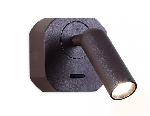 Фотография товара 'Ambrella FW283 Настенный светодиодный светильник с выключателем 4200K 3W 66*66*65'