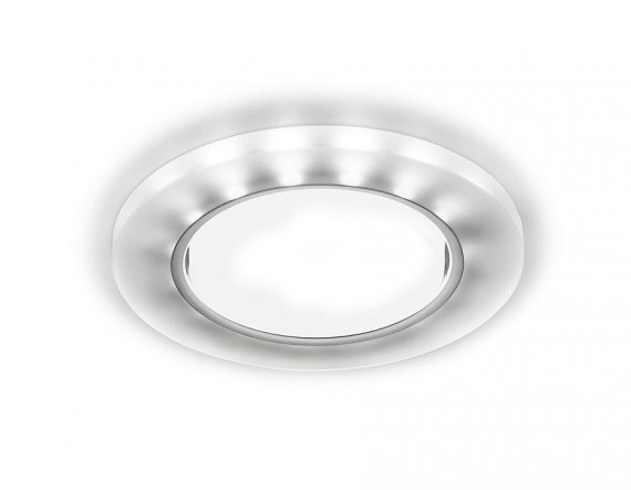 Фотография товара 'Ambrella G214 CH/WH Встраиваемый точечный светильник со светодиодной лентой GX53+3W'