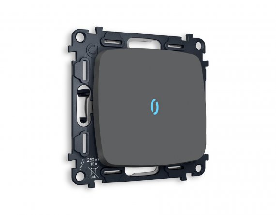 Фотография товара 'Ambrella MO902040 Комплект механизма 1-клавишного проходного выключателя с подсветкой 10000K'