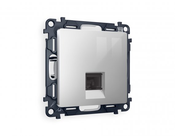 Фотография товара 'Ambrella MA412010 Комплект механизма компьютерной розетки ALFA'